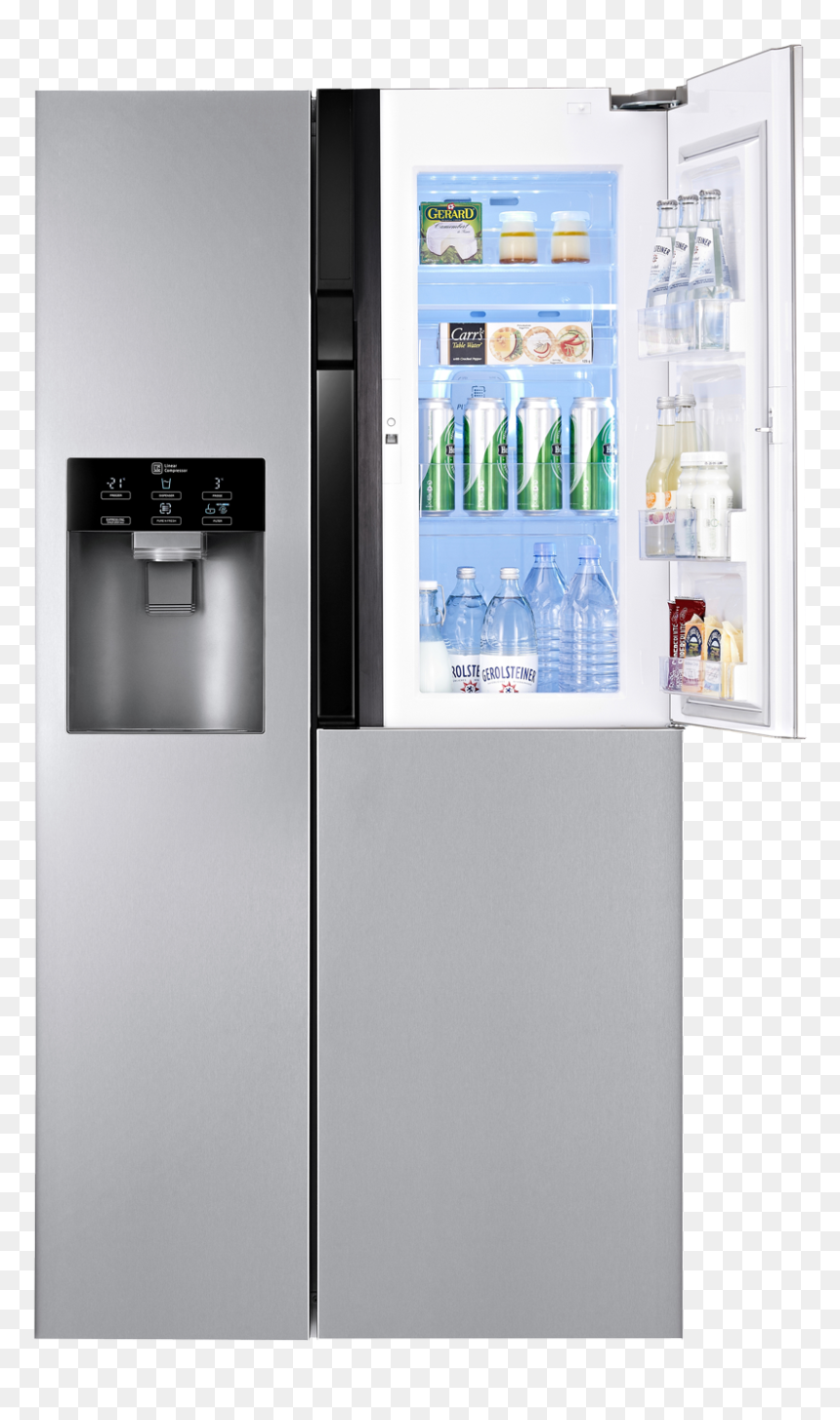 Lg Gc D247sl Fridge, HD Png Download - lg refrigerator png