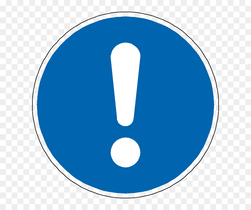 Danger Oven Repair - Blue Exclamation Mark Icon, HD Png Download - lg refrigerator png