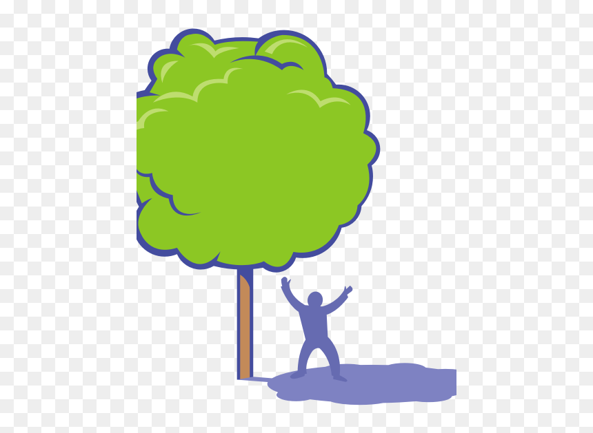 Shady Tree - Tree Shade Clipart, HD Png Download - banyan leaf png