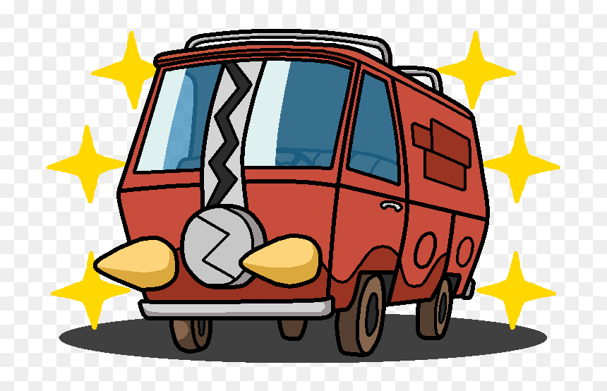 Scooby Doo Clipart Mystery Machine - Charjabug Shiny, HD Png Download - mystery machine png