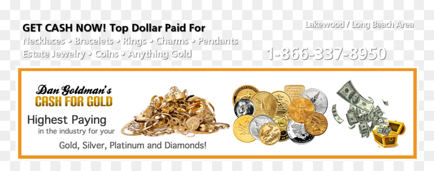 Cash For Gold - Coin, HD Png Download - golden coin png