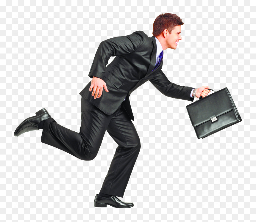 Run Businessman Png, Transparent Png - terminator hand png