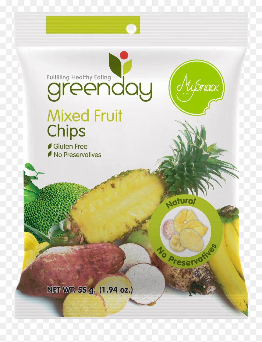 Greenday Chips, HD Png Download - mix fruit png
