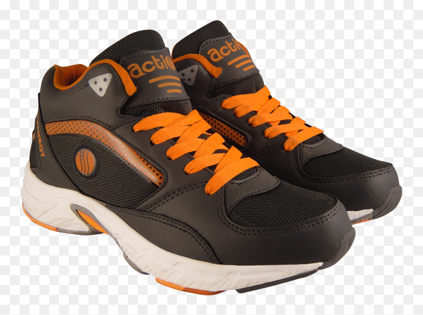 Air Zone Srh0070 Grey Orange - Sneakers, HD Png Download - men shoes png
