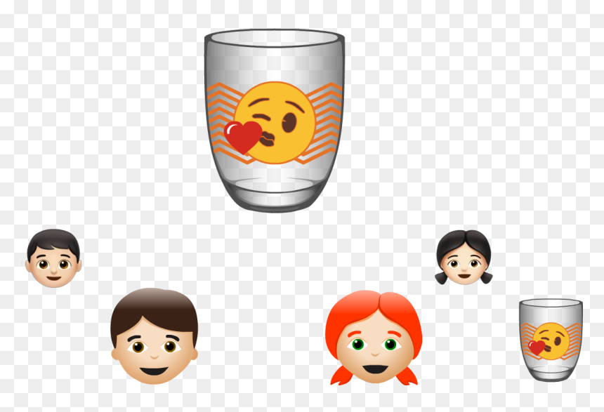 Cartoon, HD Png Download - emoji whatsapp corazones png