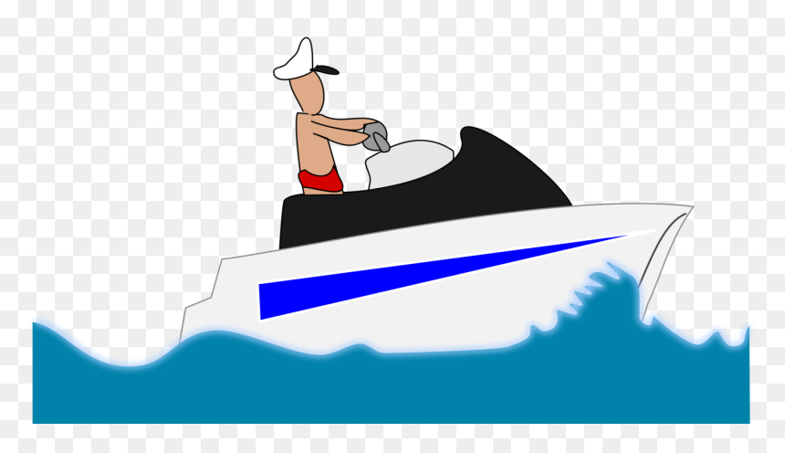 Watercraft,angle,cartoon - 5 Illustrations About The Ocean, HD Png Download - yacht clipart png