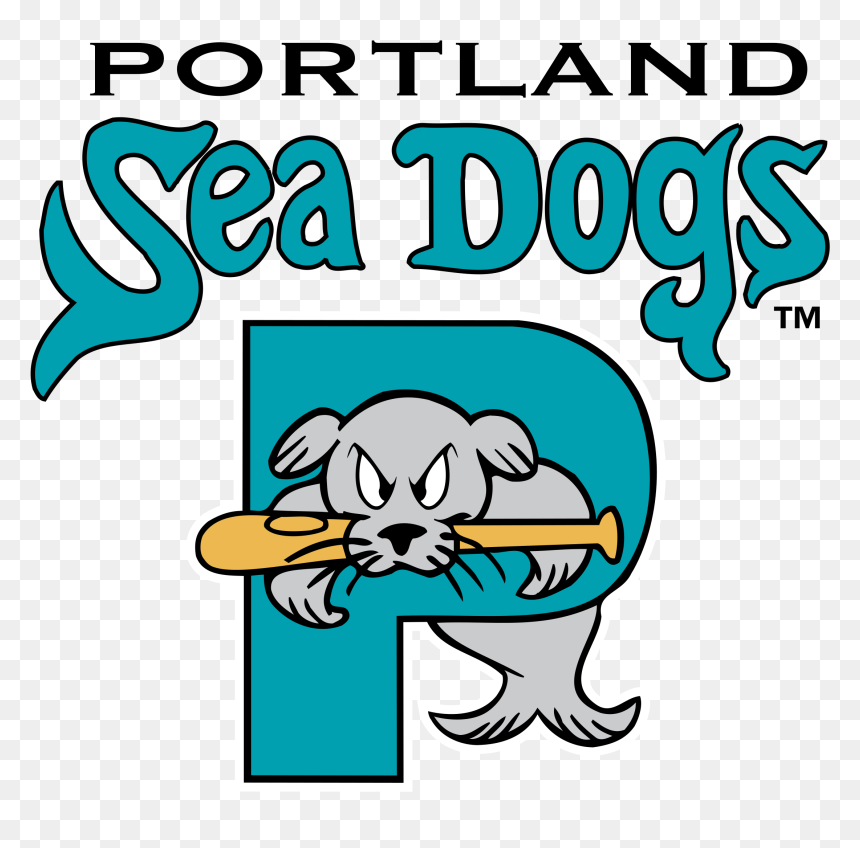 Portland Sea Dogs, HD Png Download - dog logo png