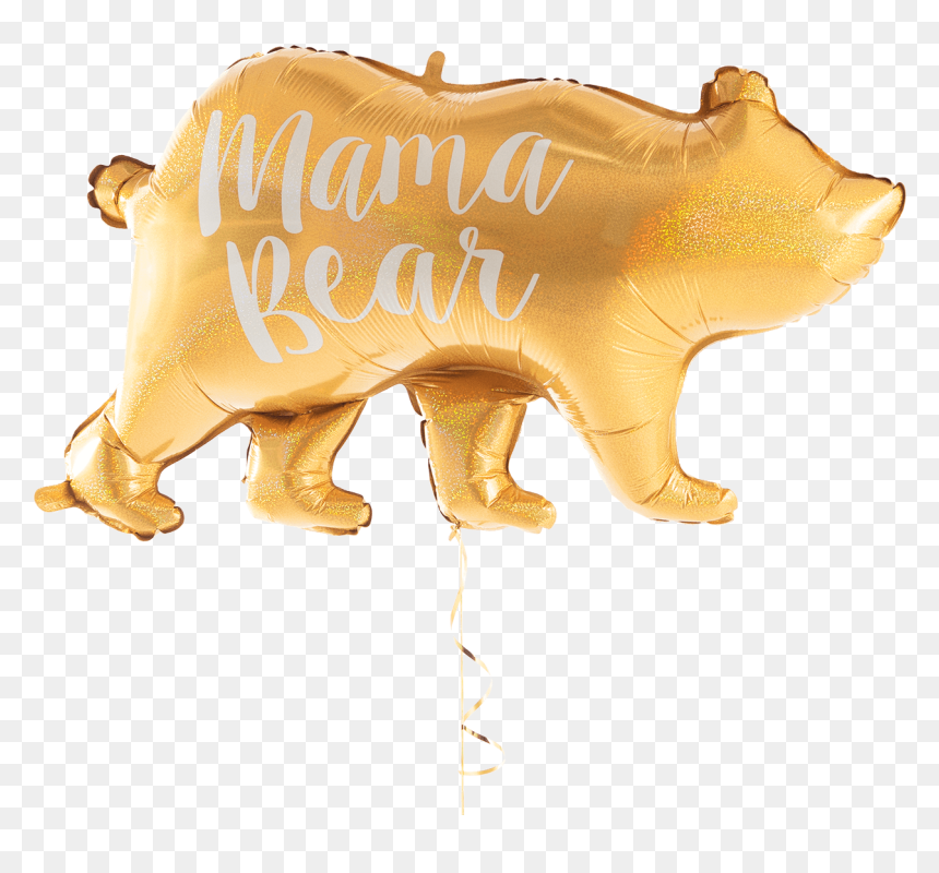 Mama Bear Supershape - Domestic Pig, HD Png Download - mama bear png