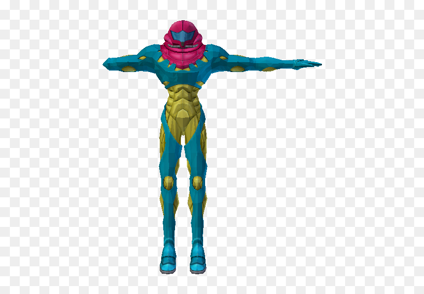 Download Zip Archive - Metroid Fusion Samus Model, HD Png Download - metroid fusion png
