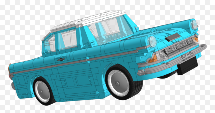 Weasley"s Flying Car - Van, HD Png Download - flying car png