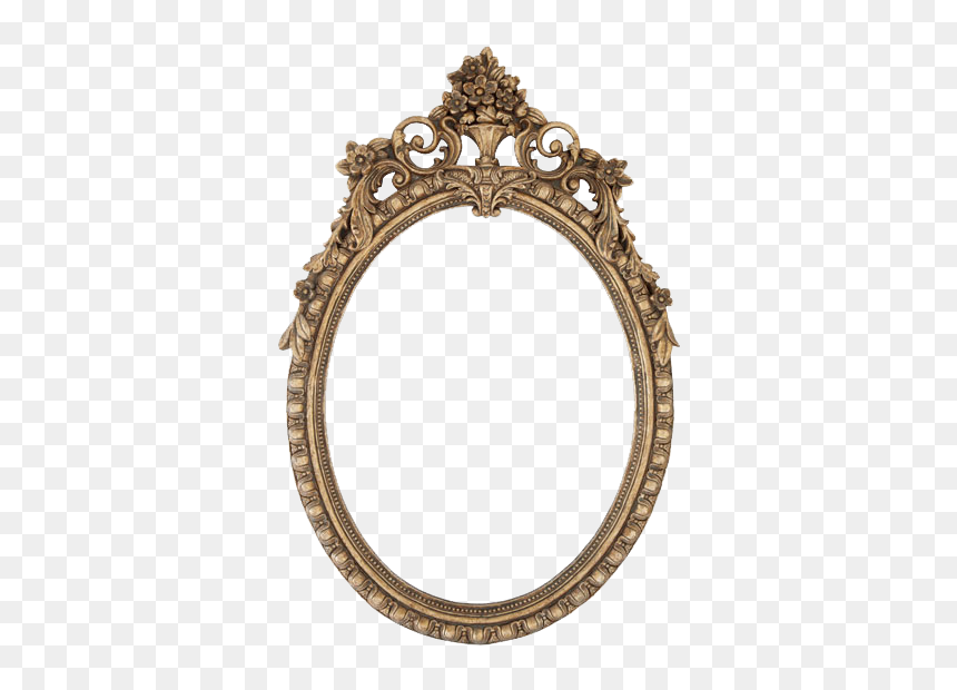 Thumb Image - Transparent Pink Mirror Frame Png, Png Download - molduras redondas png