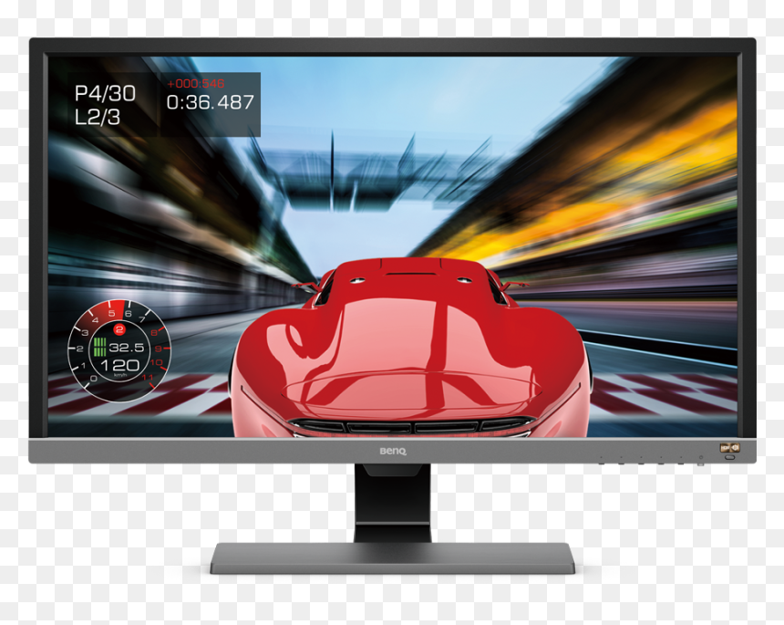Benq El2870u, HD Png Download - wall led tv png