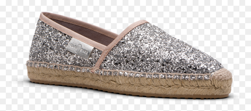 Espadrillas Shoes Glitter Gold/silver - Slip-on Shoe, HD Png Download - formal shoes png