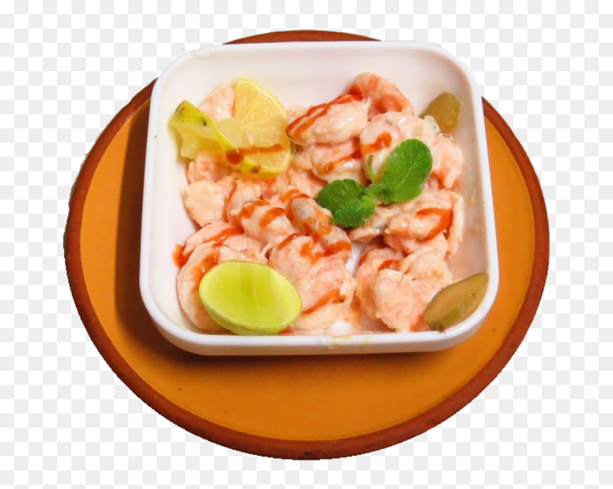 Coctel De Camarones - Deviled Egg, HD Png Download - coctel de camaron png