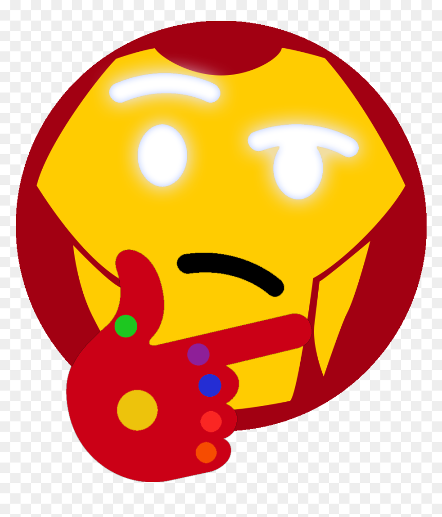Smiley, HD Png Download - thinking smiley png