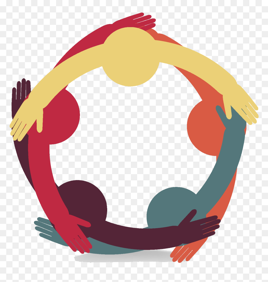 Community Spiritual Clearing Meeting - Connected Hands, HD Png Download - spiritual png
