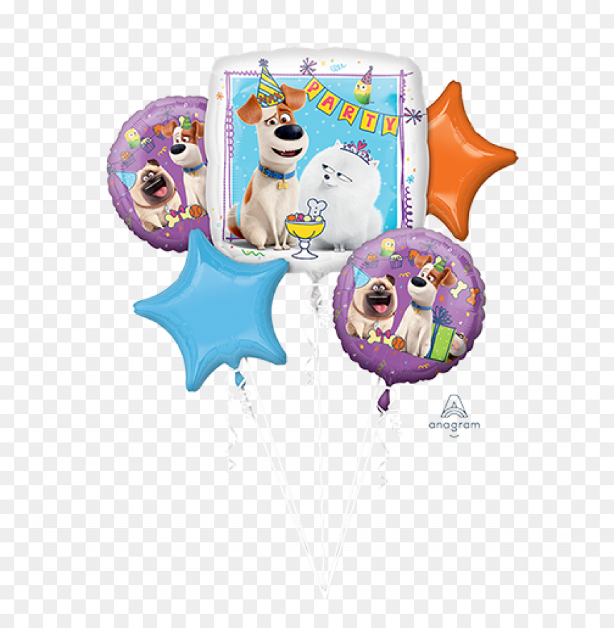 Globos La Vida Secreta De Tus Mascotas, HD Png Download - the secret life of pets png