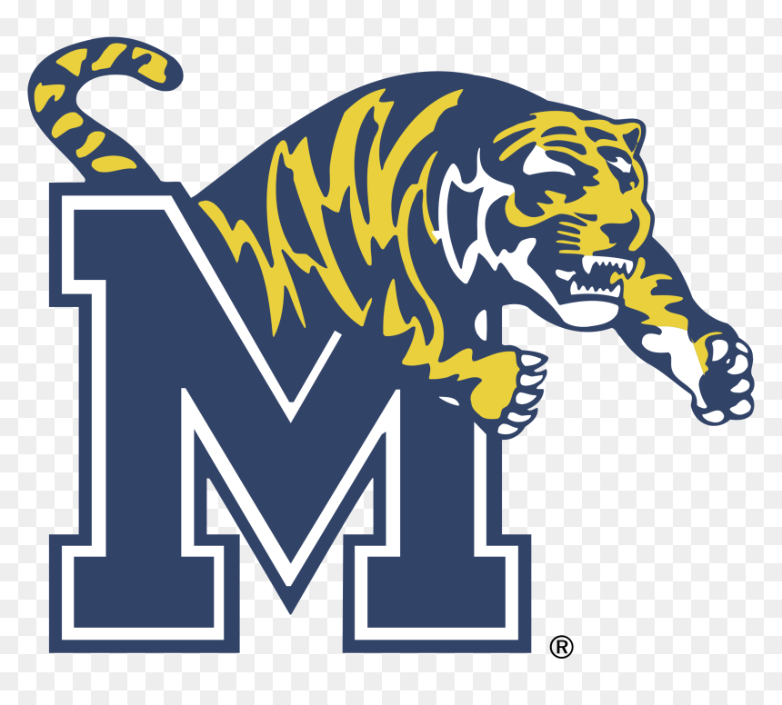 Memphis Tigers Logo Vector, HD Png Download - tigers png