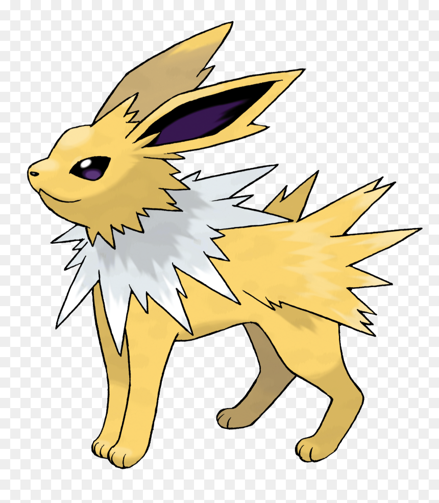 Jolteon"s Artwork For Pokémon Firered And Leafgreen - Jolteon Pokemon, HD Png Download - pokemon fire red png