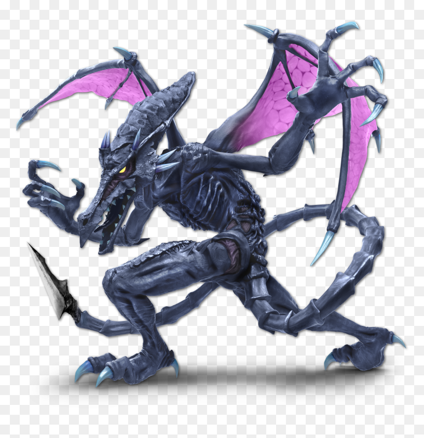 Wikitroid - Smash Bros Ridley, HD Png Download - metroid fusion png