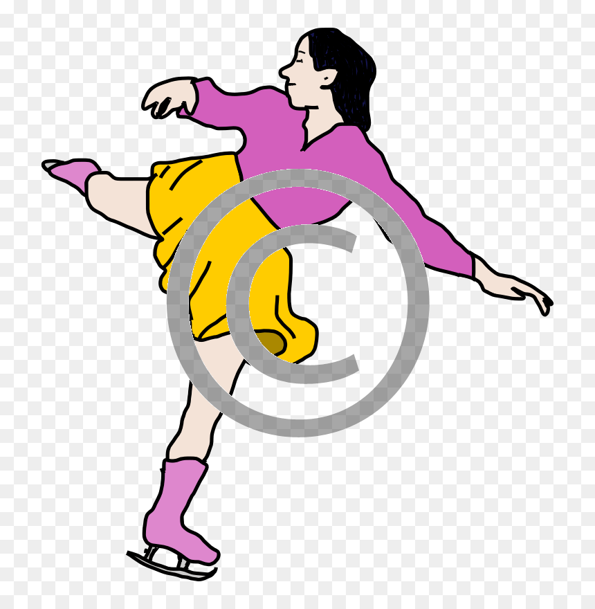 Clipart Ice Skating Person, HD Png Download - ice skating png