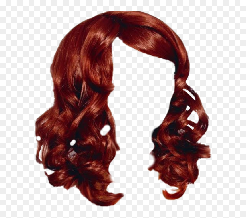 #cabello #chino #cabellopelirrojo #pelirroja #rojo - Lace Wig, HD Png Download - peluca png