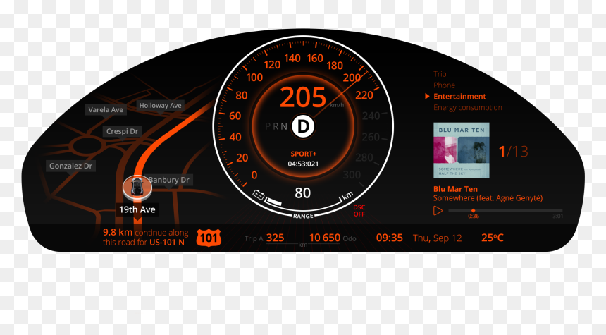 Car Dashboard Design - Coolest Dashboard, HD Png Download - dashboard png
