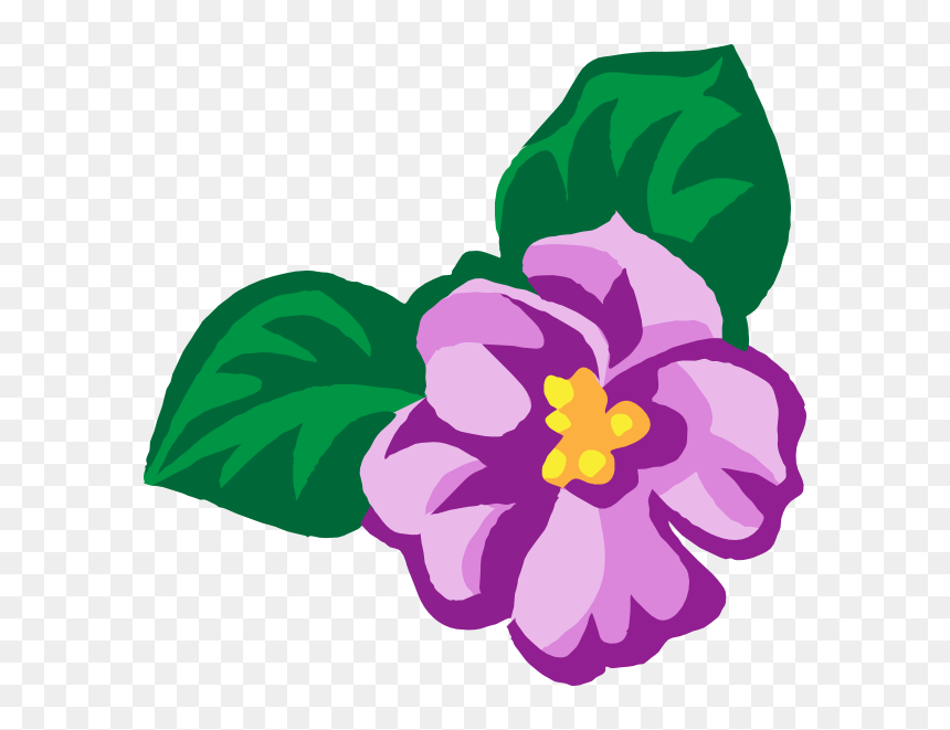 African Violet Clip Art 2 - African Violet Clipart, HD Png Download - delta sigma theta png