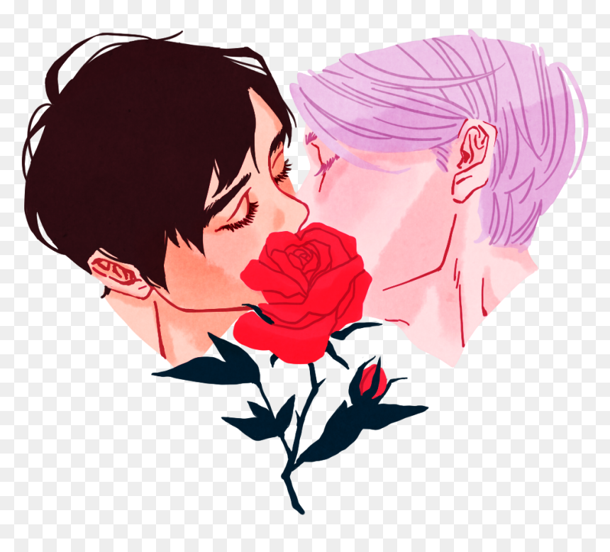 Yuri On Ice Victor X Yuri Transparent Png, Png Download - viktor nikiforov png