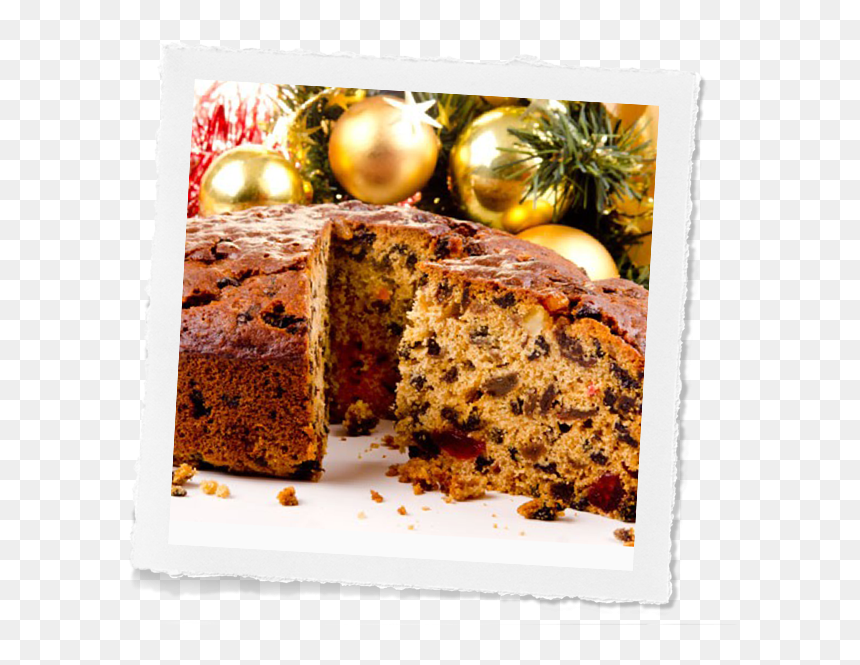 Christmas Cake - Bolos De Natal Simples, HD Png Download - christmas cake png