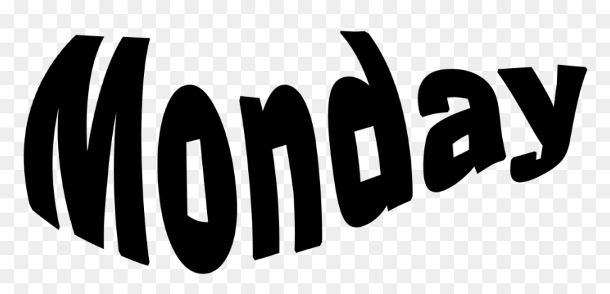 Thumb Image - Monday Black And White, HD Png Download - monday png