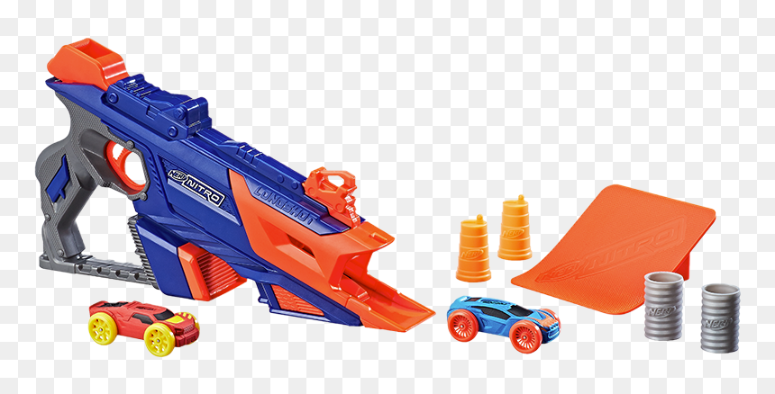 Hasbro Nerf Hot Rocket Flying Car Series Blast Launcher - Nerf Nitro Longshot Smash, HD Png Download - flying car png