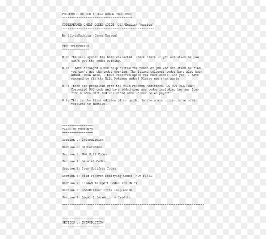 Manuscript With Author Details, HD Png Download - pokemon fire red png