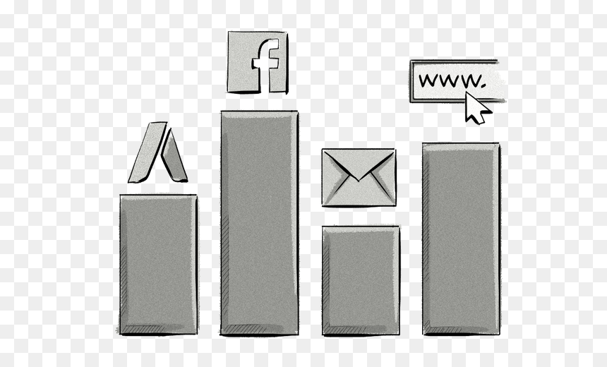 7 Multi Touch Attribution Models For Conversion Driven - Tile, HD Png Download - black models png