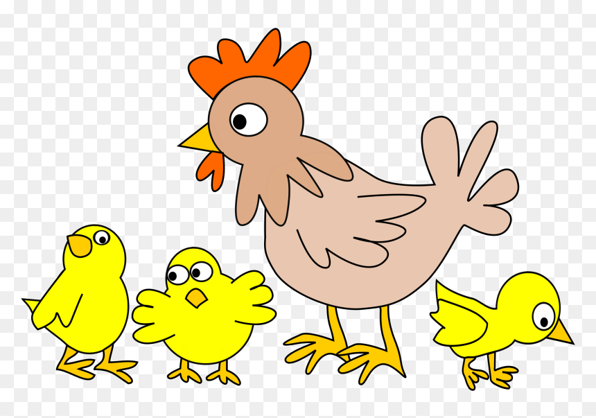 Panda Free Images Henclipart - Chicken And Chick Clipart, HD Png Download - chicken emoji png