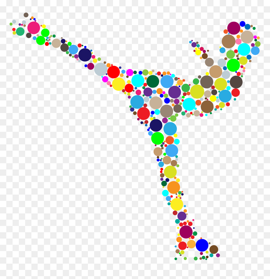 Colorful Ice Skating Woman Circles Clip Arts - Colorful Clipbart Ice Skater, HD Png Download - ice skating png