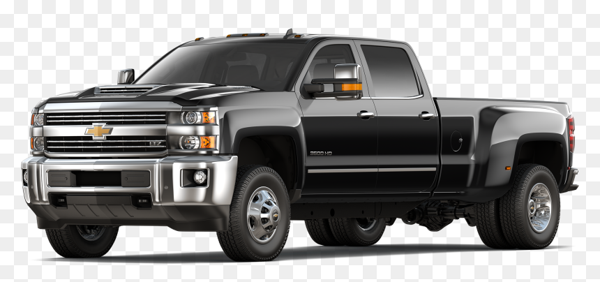 Pick Up Truck Png Download - Black Chevy Silverado 3500, Transparent Png - chevy truck png