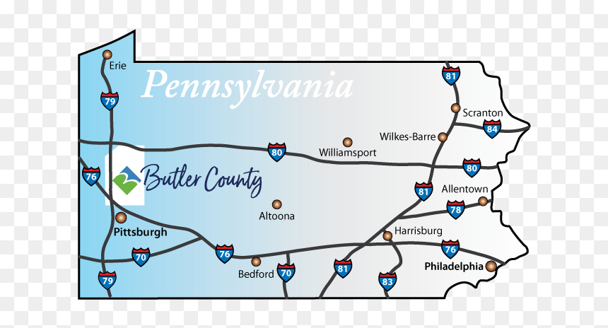 Butler County Pennsylvania, HD Png Download - butler png