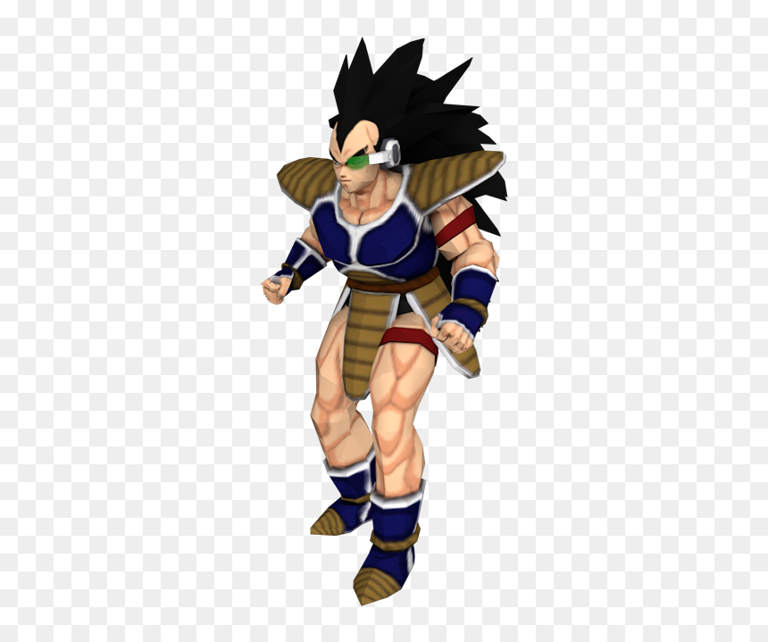 Download Zip Archive - Dbz Sagas Model 3d, HD Png Download - raditz png