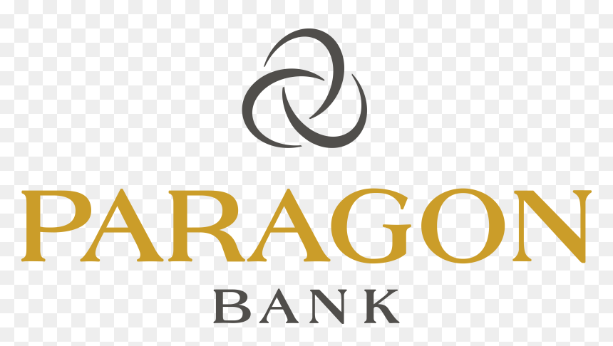 Paragon Logo Stacked 2 Colors - Paragon Bank, HD Png Download - paragon png