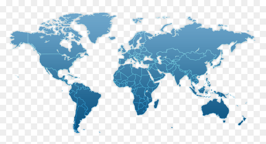 Vector World Map , Png Download - World Map Covid 19, Transparent Png - puerto rico map png