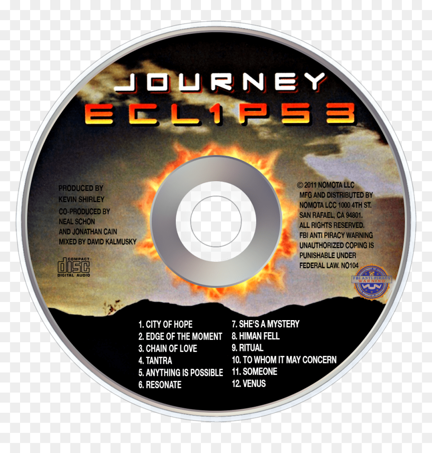 Journey Infinity Cd - Journey Eclipse, HD Png Download - fbi anti piracy warning png