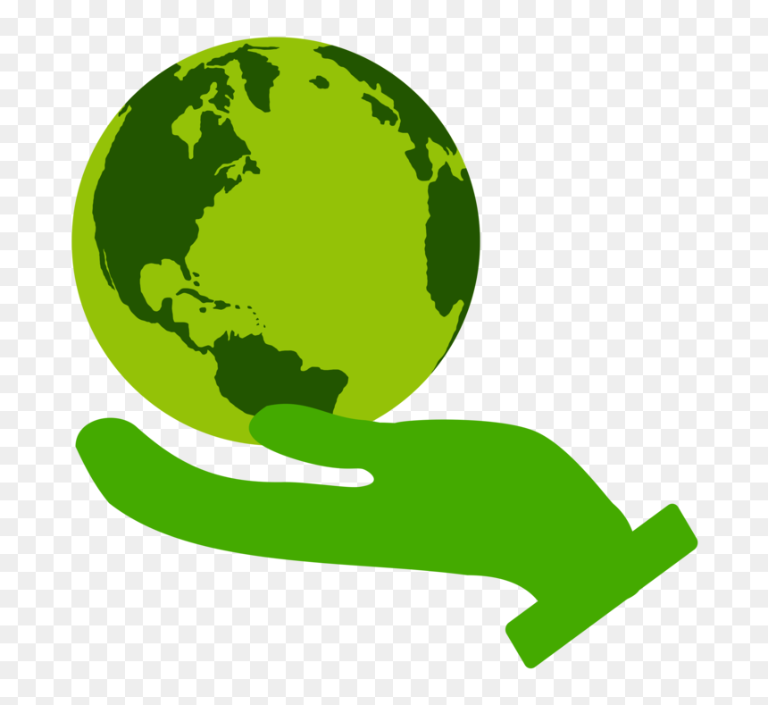 Plant,green,globe - Law Of Universal Gravitation Illustration, HD Png Download - globe png icon