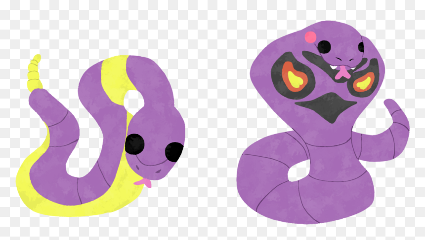 Pokemon 023-024 Ekans, Arbok - Cartoon, HD Png Download - ekans png