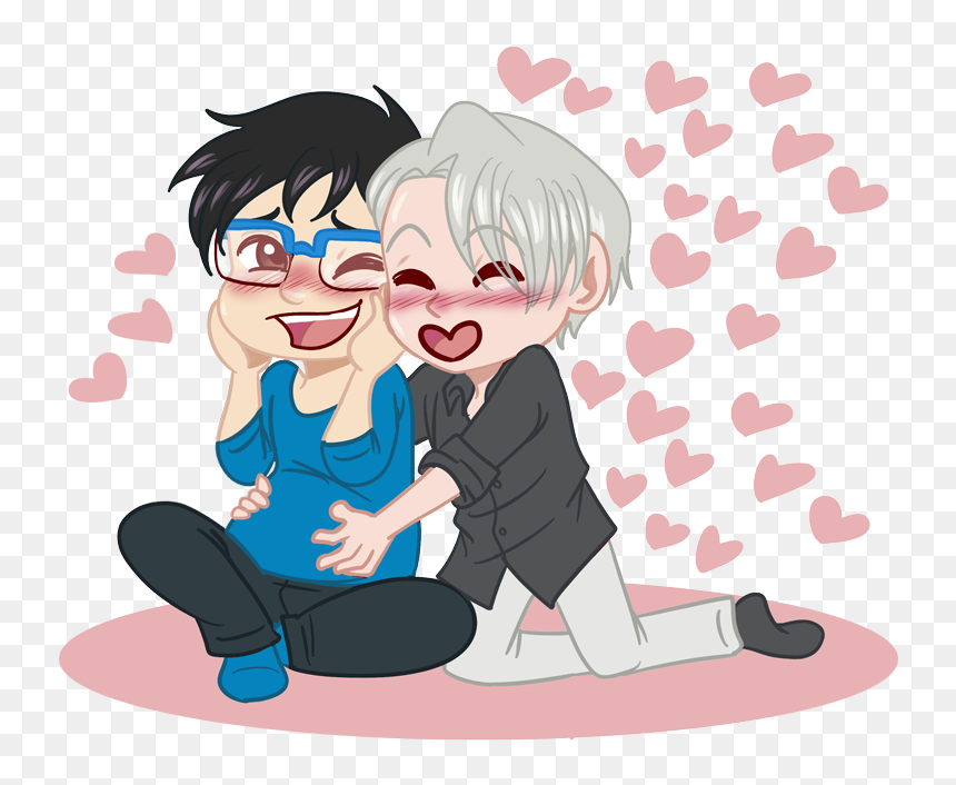 “ It’s Wednesday 
i’m So Glad That It’s Canon That - Yuri On Ice Chubby Yuri, HD Png Download - viktor nikiforov png