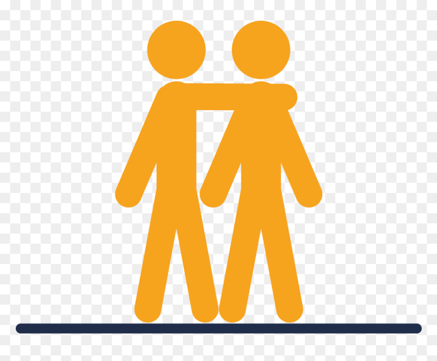 Holding Hands, HD Png Download - amigos png