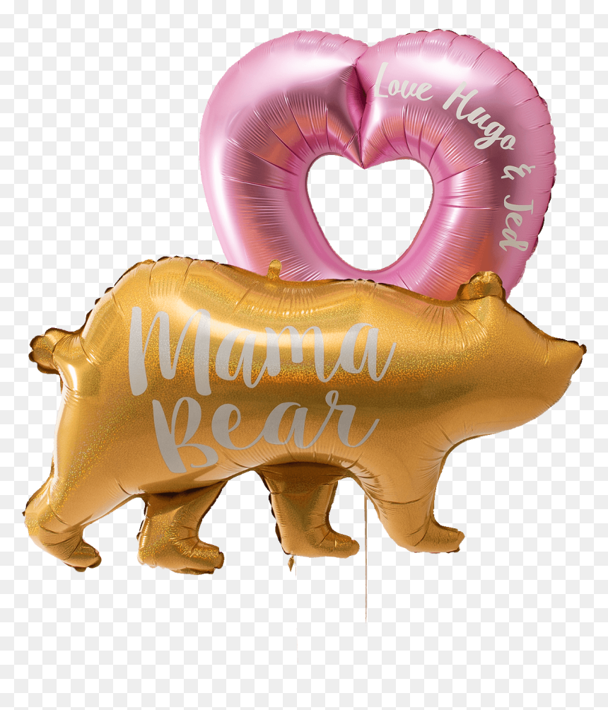 Mama Bear And Heart - Love, HD Png Download - mama bear png