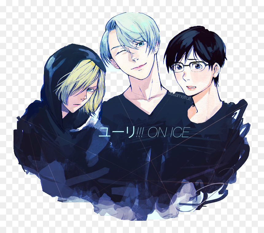 #yoi #anime #yurionice #yuuri #yuurikatsuki #viktor - Fanarts Yuri On Ice, HD Png Download - viktor nikiforov png