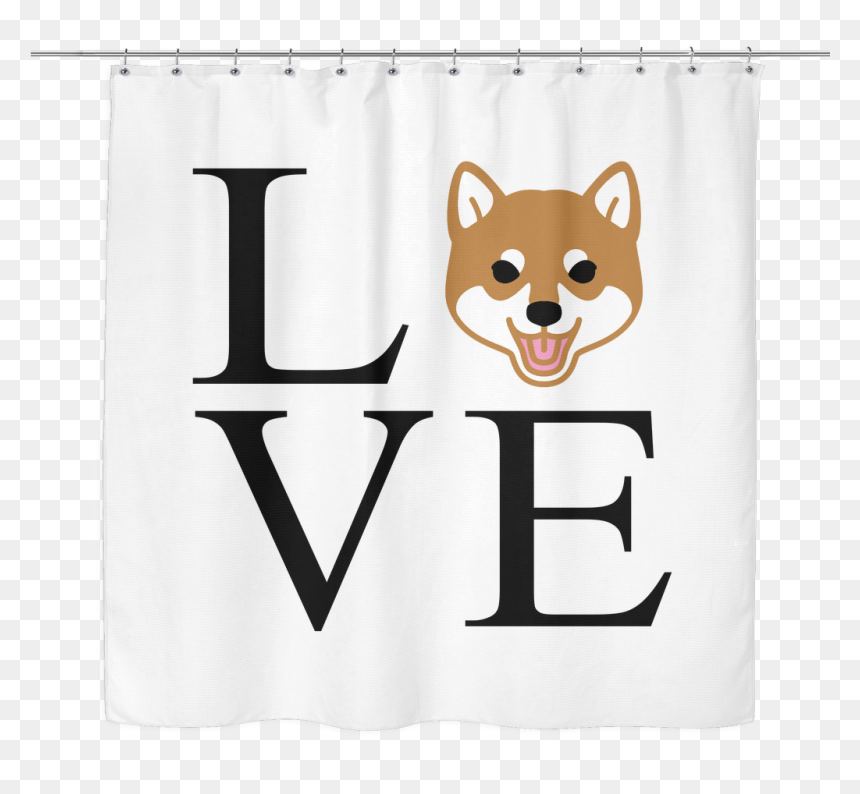 Shiba Inu Love Shower Curtain - Formal Recruitment, HD Png Download - delta sigma theta png