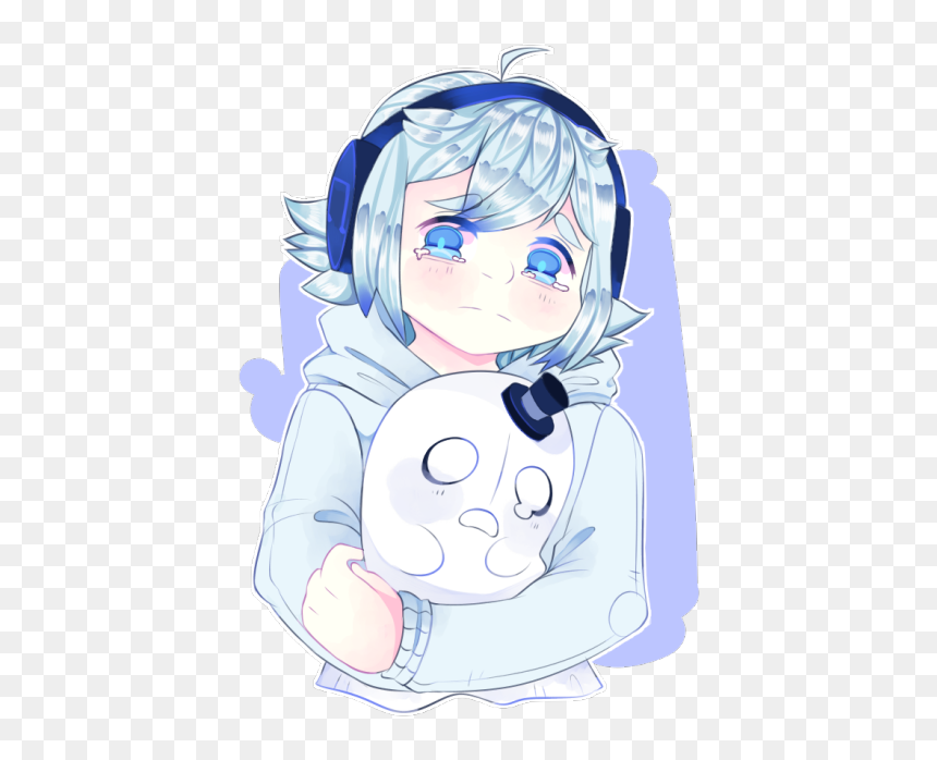 Cute Anime Youtuber Boy, HD Png Download - napstablook png